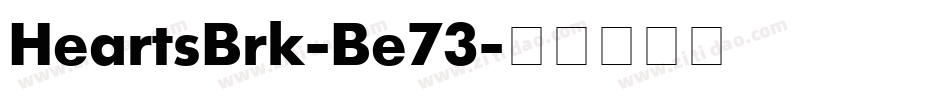 HeartsBrk-Be73字体转换