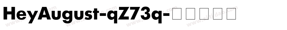 HeyAugust-qZ73q字体转换