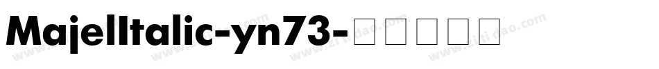 MajelItalic-yn73字体转换