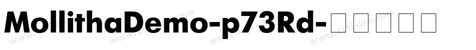 MollithaDemo-p73Rd字体转换