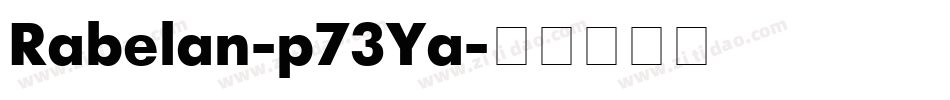 Rabelan-p73Ya字体转换
