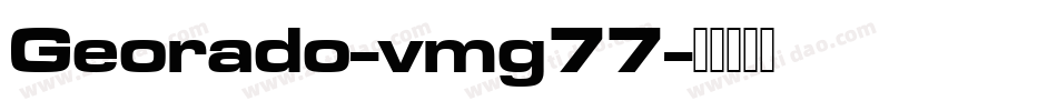 Georado-vmg77字体转换