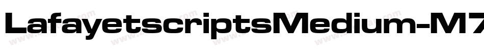 LafayetscriptsMedium-M77e字体转换