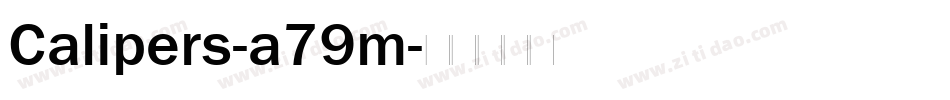 Calipers-a79m字体转换