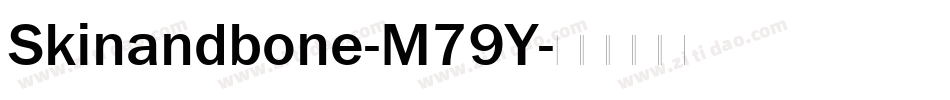 Skinandbone-M79Y字体转换