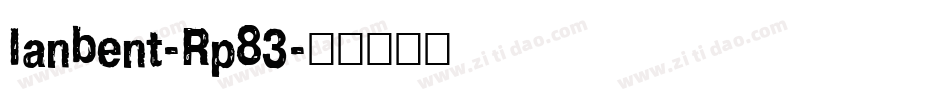 Ianbent-Rp83字体转换