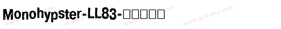 Monohypster-LL83字体转换