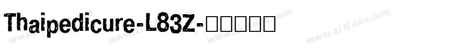 Thaipedicure-L83Z字体转换