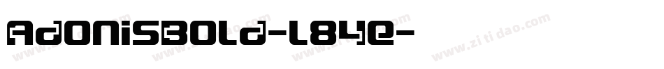 AdonisBold-l84e字体转换