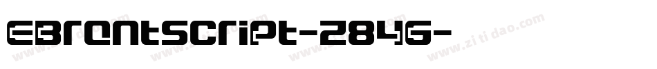 EBrantscript-z84G字体转换