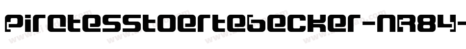 Piratesstoertebecker-nR84字体转换