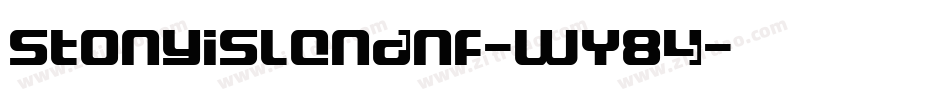 Stonyislandnf-WY84字体转换