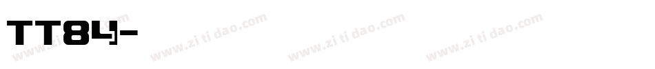 TT84字体转换