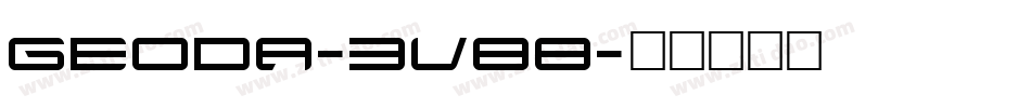 Geoda-3V88字体转换