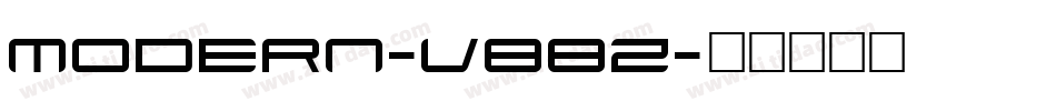Modern-V88Z字体转换