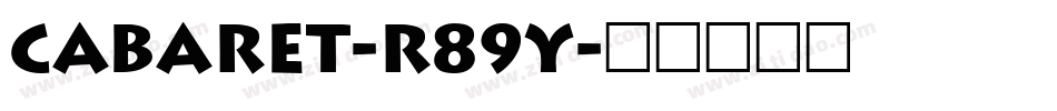 Cabaret-r89y字体转换