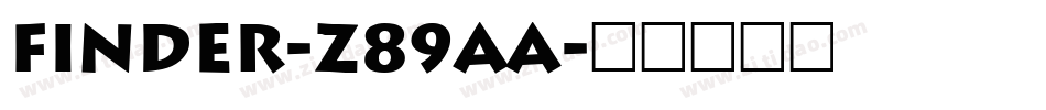 Finder-z89aa字体转换