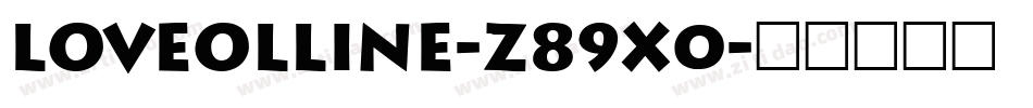 Loveolline-z89x0字体转换