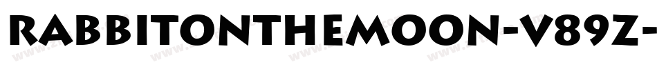 Rabbitonthemoon-V89Z字体转换