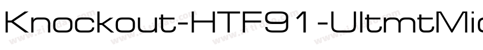 Knockout-HTF91-UltmtMiddlewt字体转换