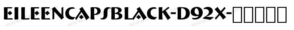 EileencapsBlack-d92X字体转换