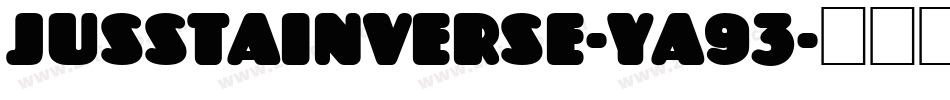 JusstaInverse-ya93字体转换