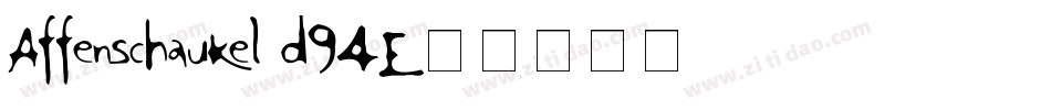 Affenschaukel-d94E字体转换