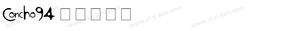 Concho94字体转换