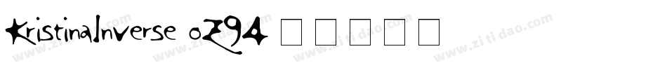 KristinaInverse-oZ94字体转换