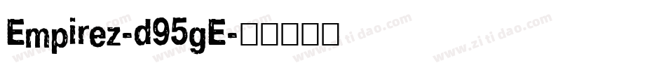 Empirez-d95gE字体转换