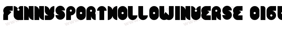 FunnySportHollowInverse-o27d字体转换