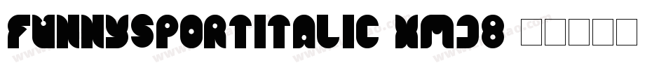 FunnySportItalic-Xmj9字体转换