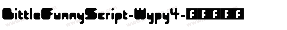 LittleFunnyScript-Wypy4字体转换