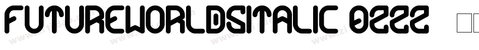 FutureWorldsItalic-qZZZ6字体转换
