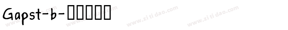 Gapst-b字体转换