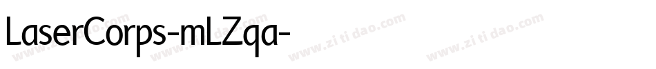 LaserCorps-mLZqa字体转换