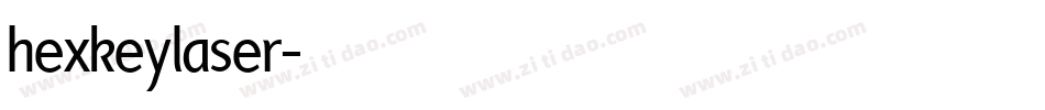 hexkeylaser字体转换