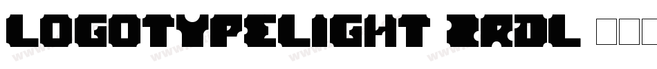 LogotypeLight-Zrdl字体转换