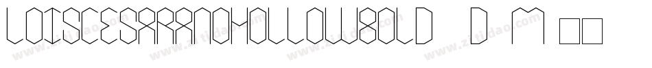 LoisCesaranoHollowBold-8D3M字体转换 LoisCesaranoHollowBold-8D3M字体转换