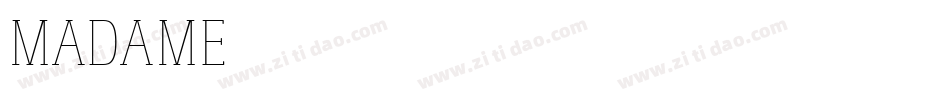 Madame字体转换