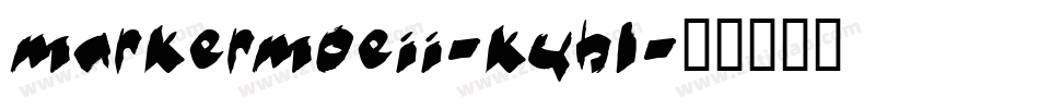 MarkermoeIi-KYBl字体转换