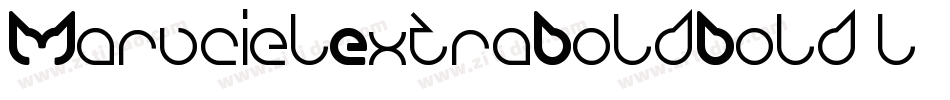 MarucielExtraBoldBold-l2d0字体转换