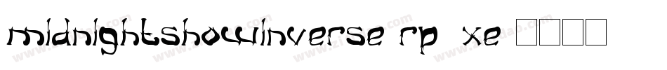 MidnightShowInverse-Rp0xE字体转换