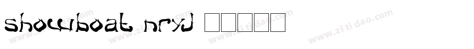Showboat-nRyJ字体转换