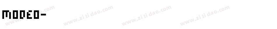 MODEO字体转换