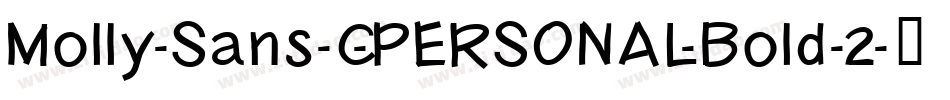 Molly-Sans-C-PERSONAL-Bold-2字体转换
