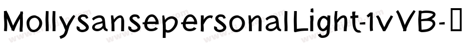 MollysansepersonalLight-1vVB字体转换