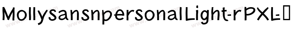 MollysansnpersonalLight-rPXL字体转换