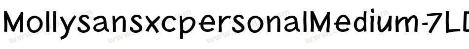 MollysansxcpersonalMedium-7LDB字体转换