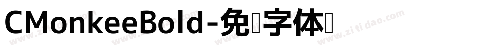 CMonkeeBold字体转换